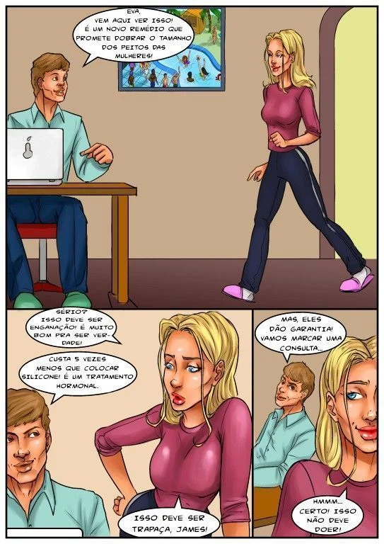 Esposa ninfomaníaca – Cartoon Pornô – Alta Qualidade - Traduzido