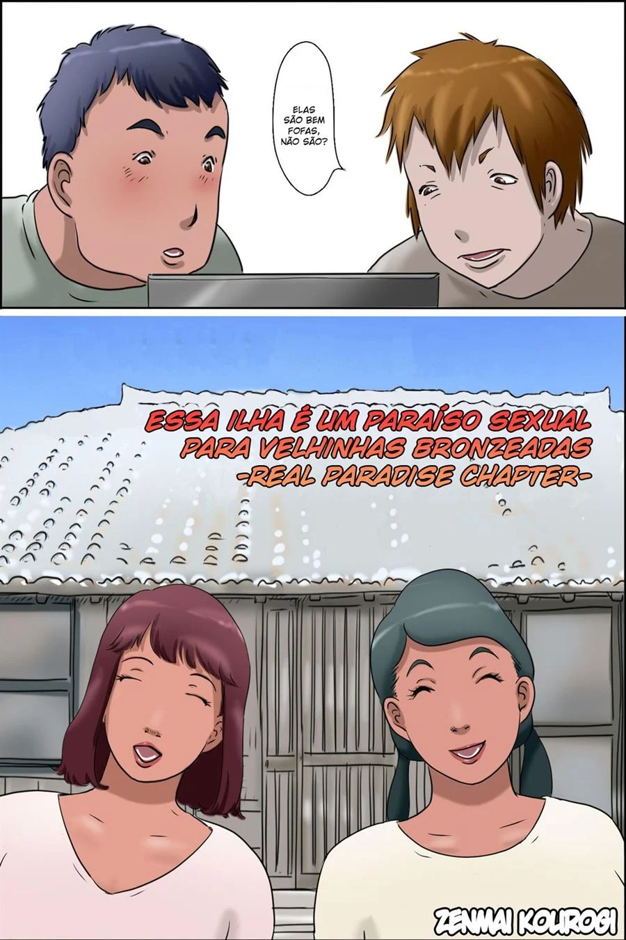 Essa ilha é um paraíso sexual para velhinhas bronzeadas – Hentai – Site Para Ler Completo