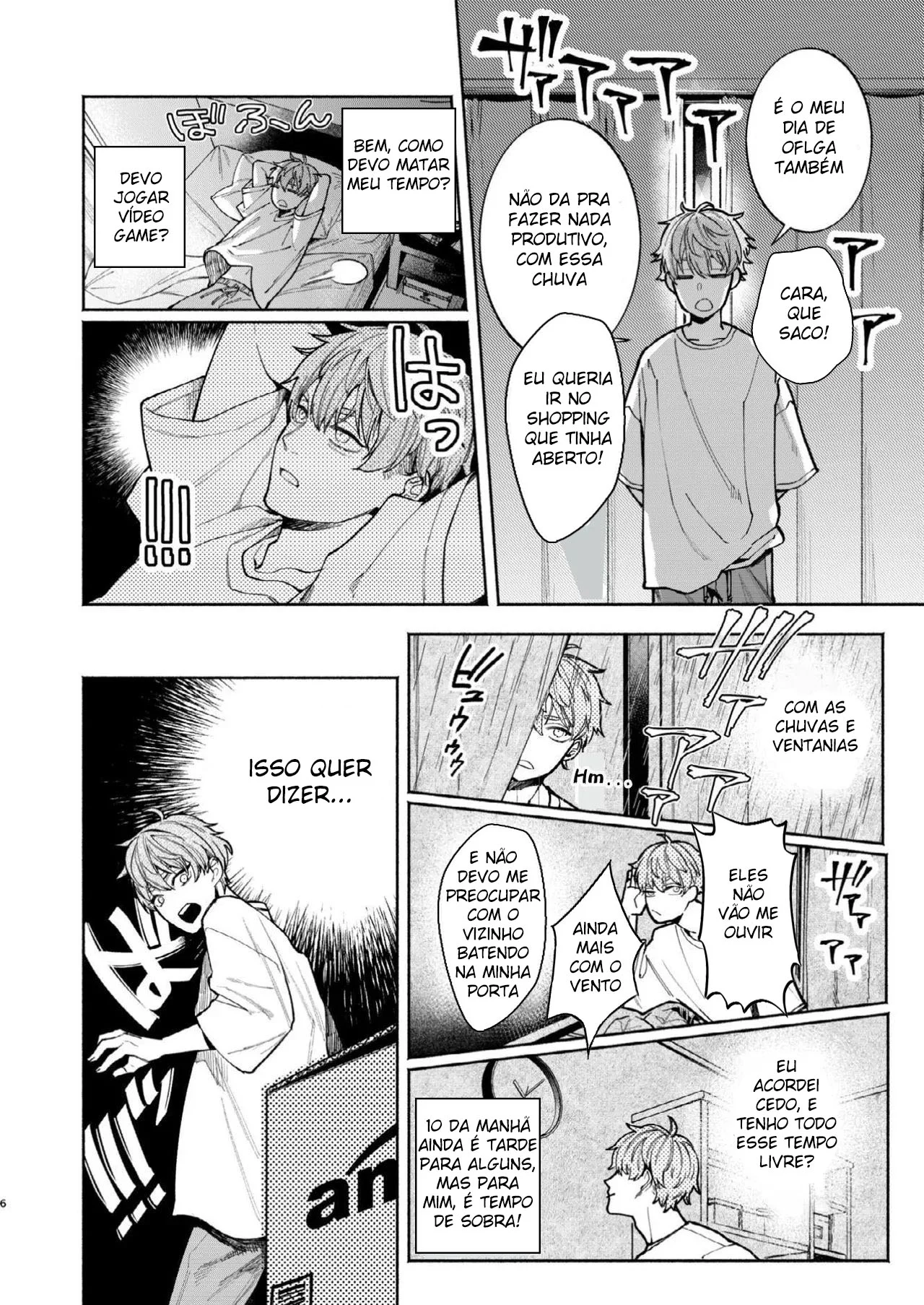 Está Chovendo, Então Vou me Masturbar Como um Louco – Yaoi Hentai – Traduzido