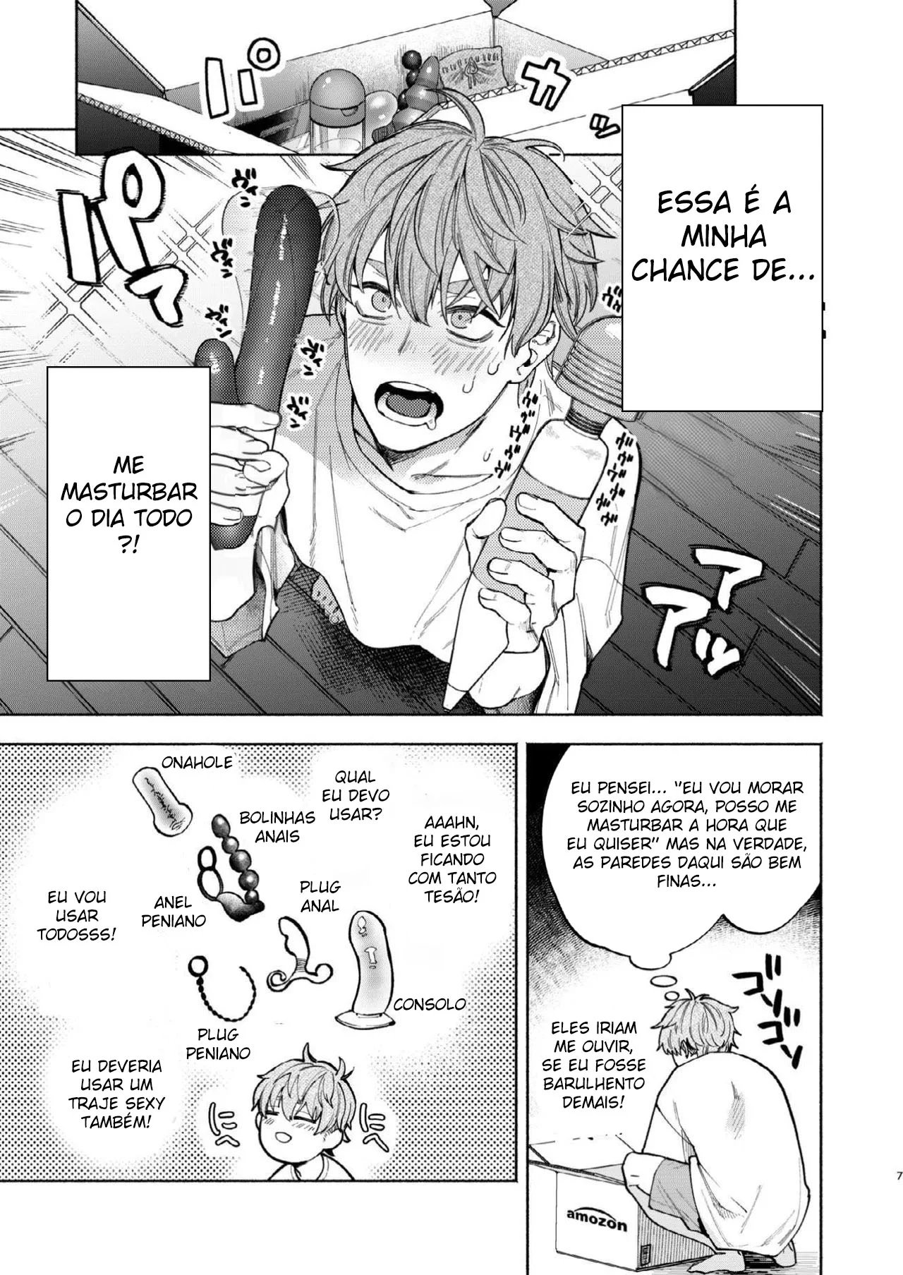 Está Chovendo, Então Vou me Masturbar Como um Louco – Yaoi Hentai – Traduzido
