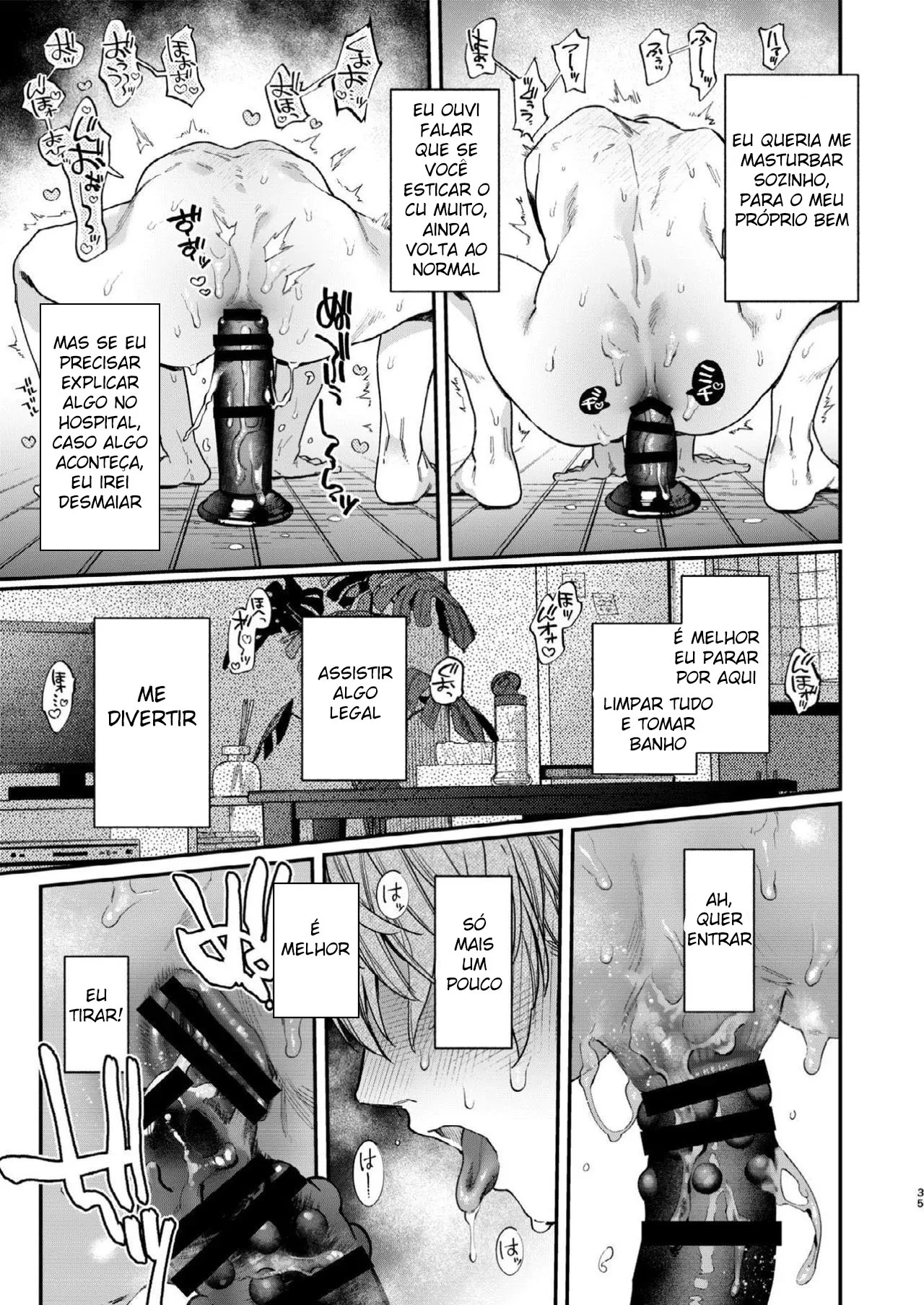 Está Chovendo, Então Vou me Masturbar Como um Louco – Yaoi Hentai – Traduzido