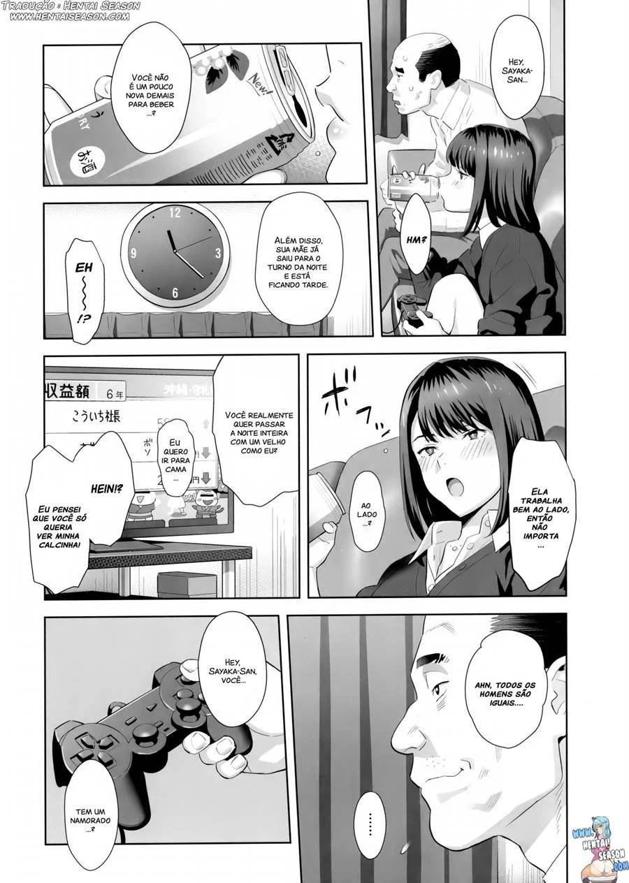 Estou com medo do meu vizinho – Hentai Preto e Branco – Alta Qualidade - Traduzido