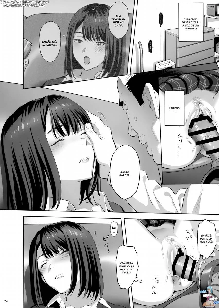 Estou com medo do meu vizinho – Hentai Preto e Branco – Alta Qualidade - Traduzido