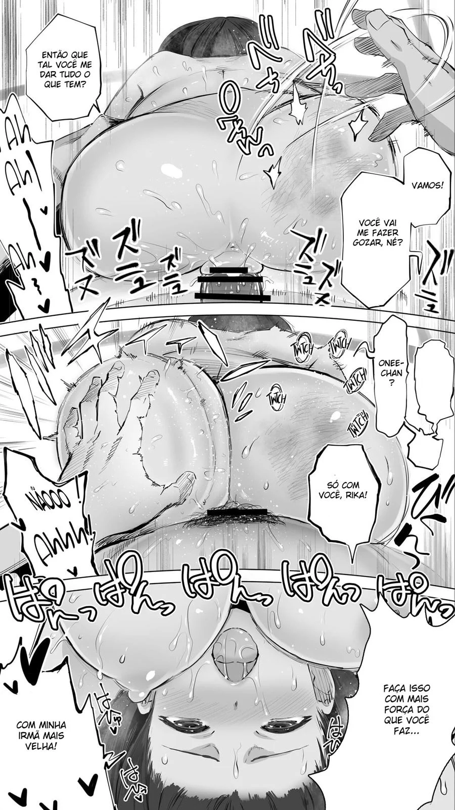 Estou comendo minha irmã peituda – Manga Hentai – Quadrinho Original