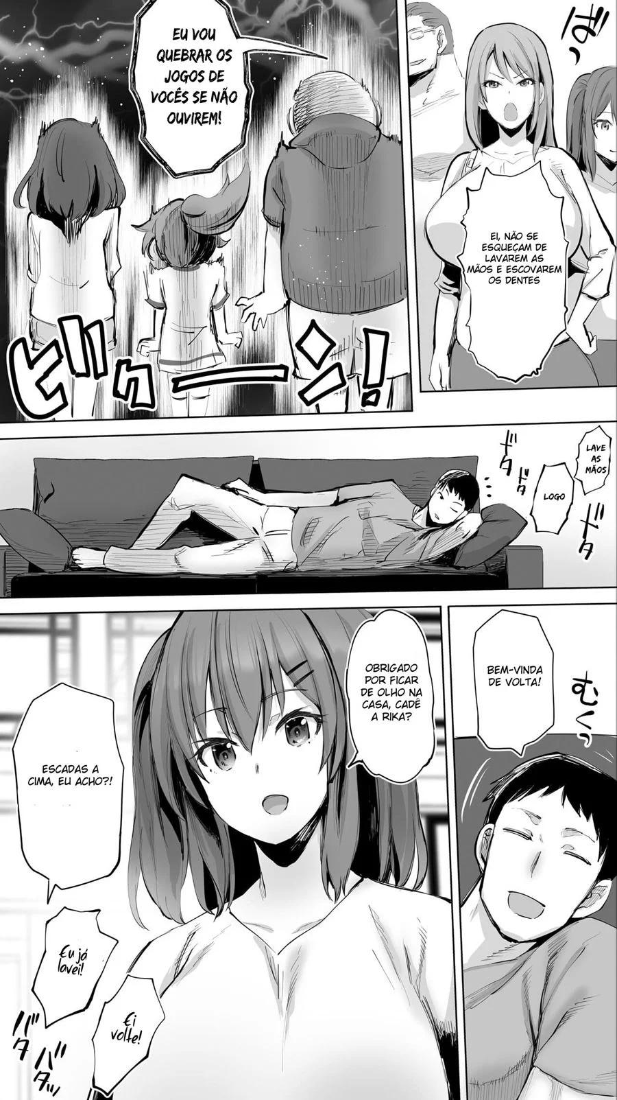 Estou comendo minha irmã peituda – Manga Hentai – Quadrinho Original