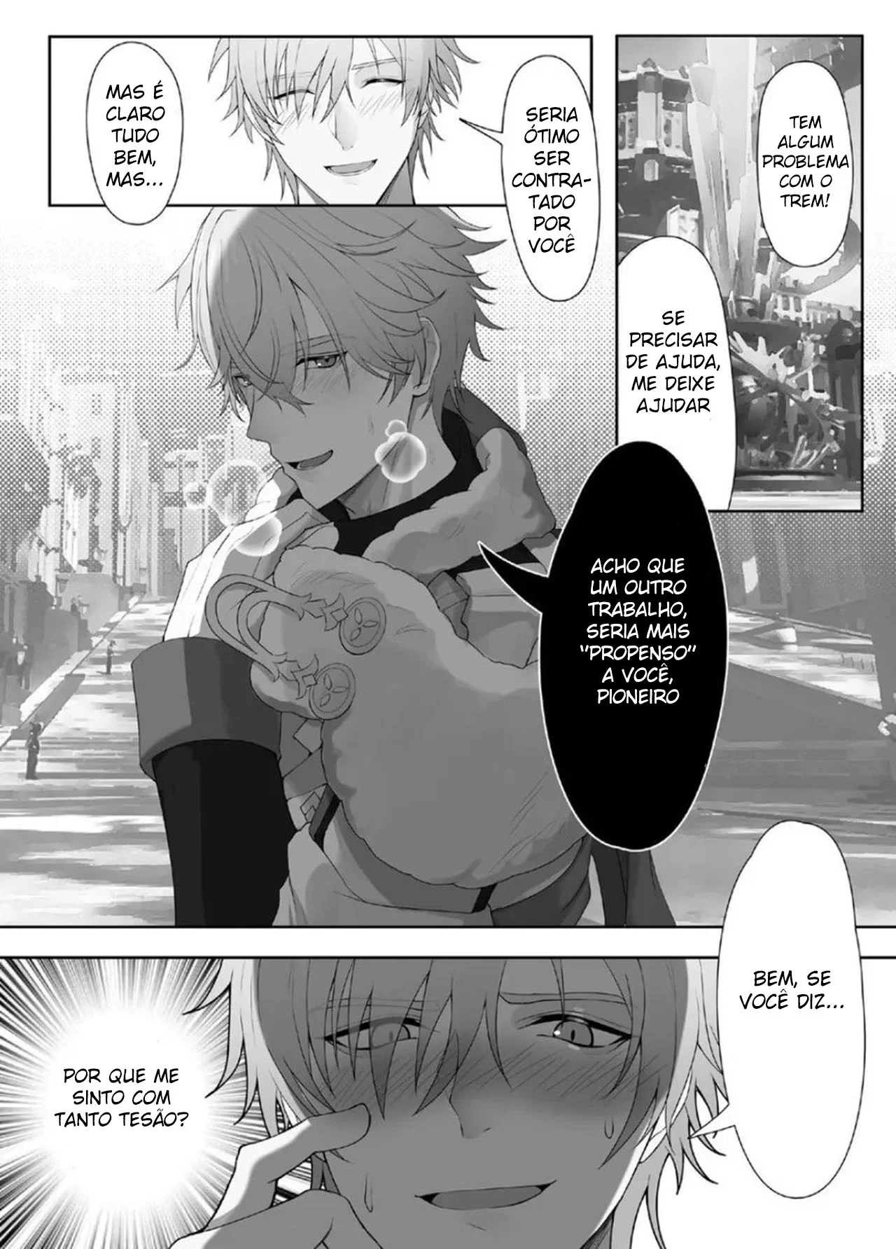 Eu e os Segredos de Gepard na Casa de Banho – Yaoi Hentai – Português do Brasil