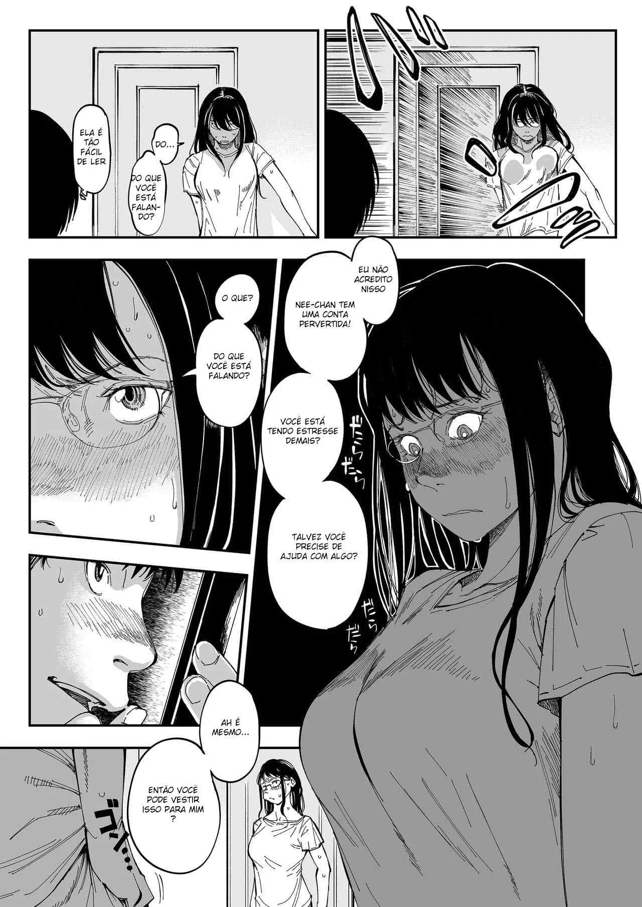 Eu Encontrei a Conta Pervertida da Minha Irmã – Hentai Incesto – Alta Qualidade - Traduzido