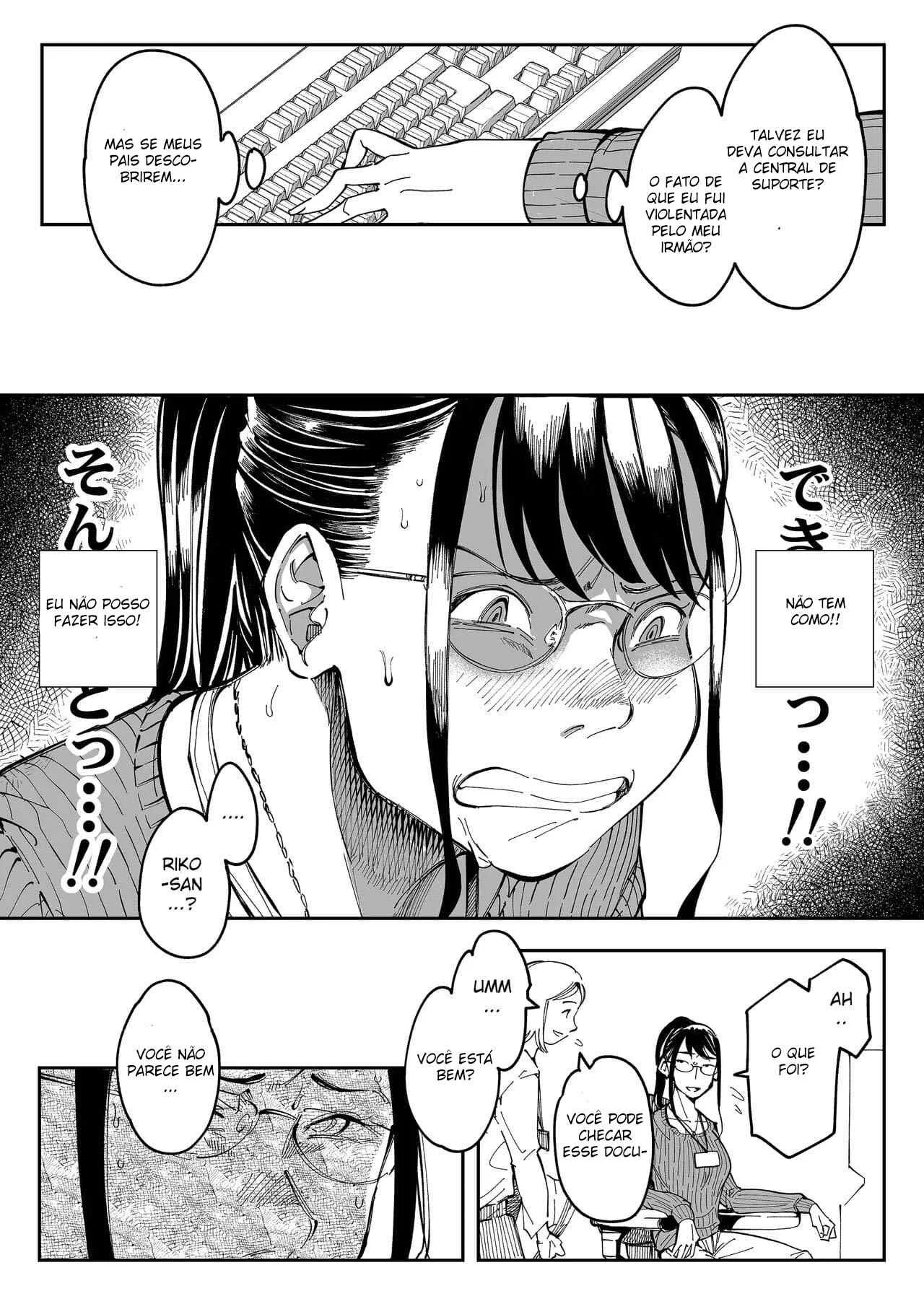 Eu Encontrei a Conta Pervertida da Minha Irmã – Hentai Incesto – Alta Qualidade - Traduzido