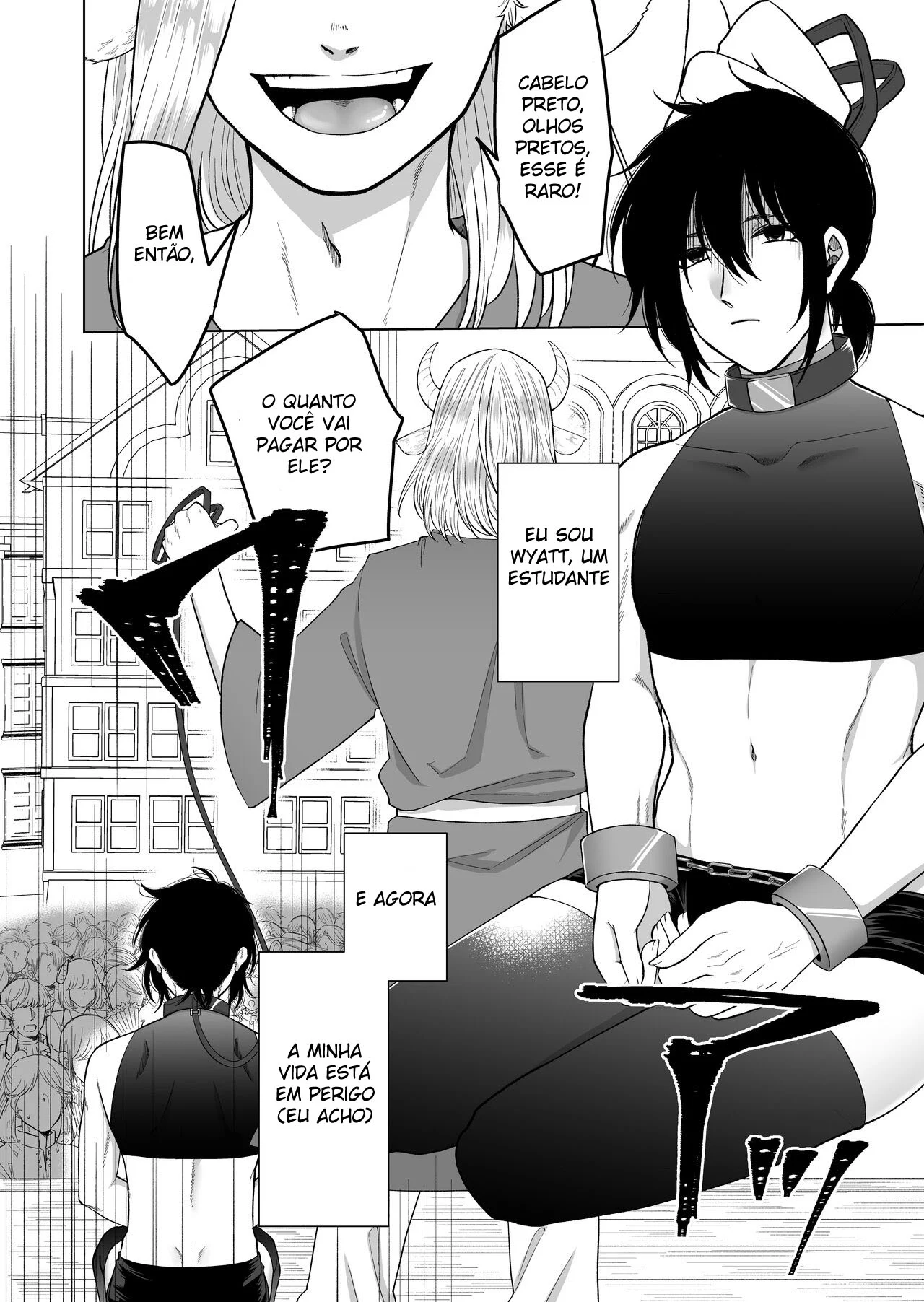 Eu Fui Transformado em um Pet em Outro Mundo – Hentai Gay – Quadrinho Original