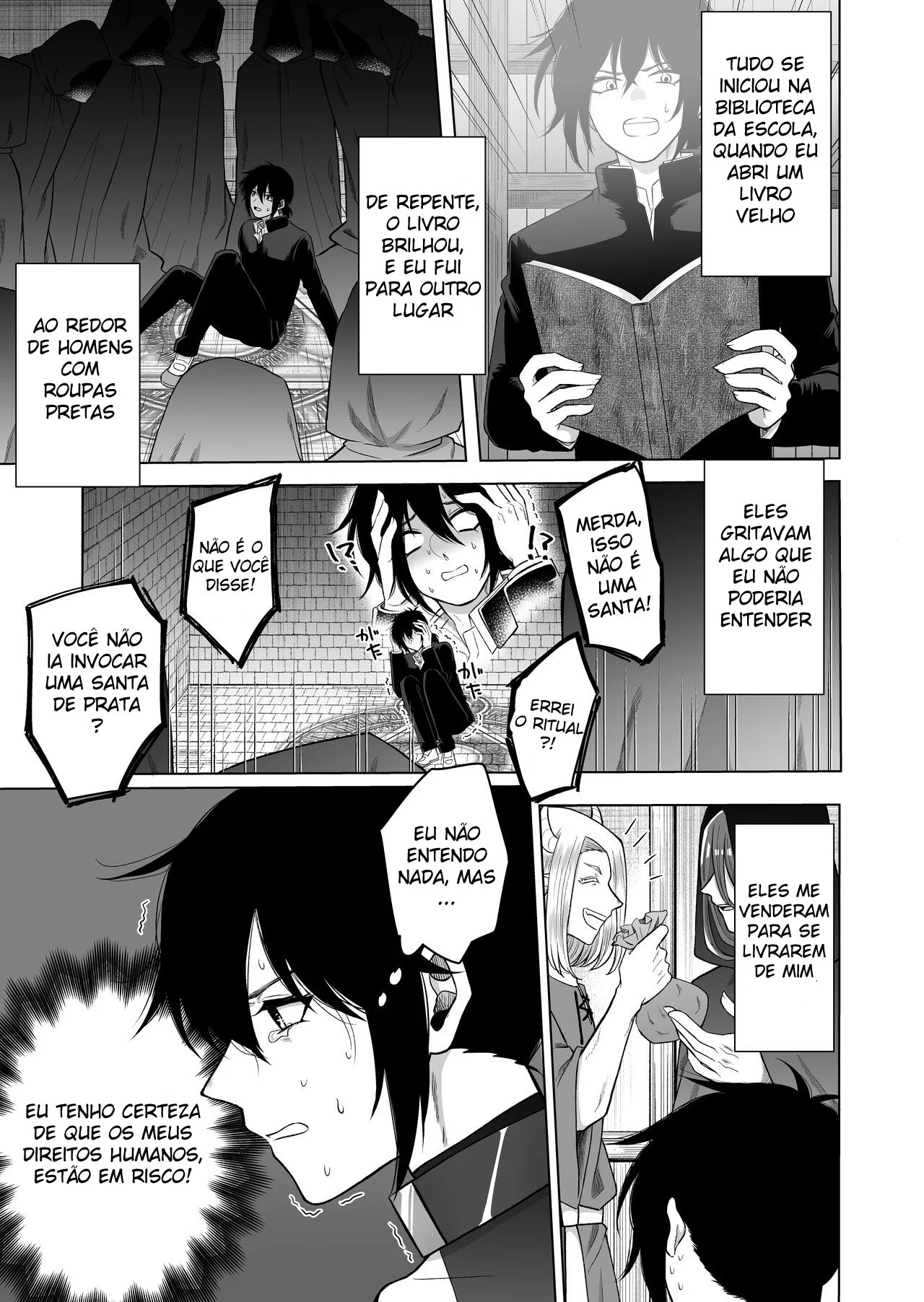 Eu Fui Transformado em um Pet em Outro Mundo – Hentai Gay – Quadrinho Original