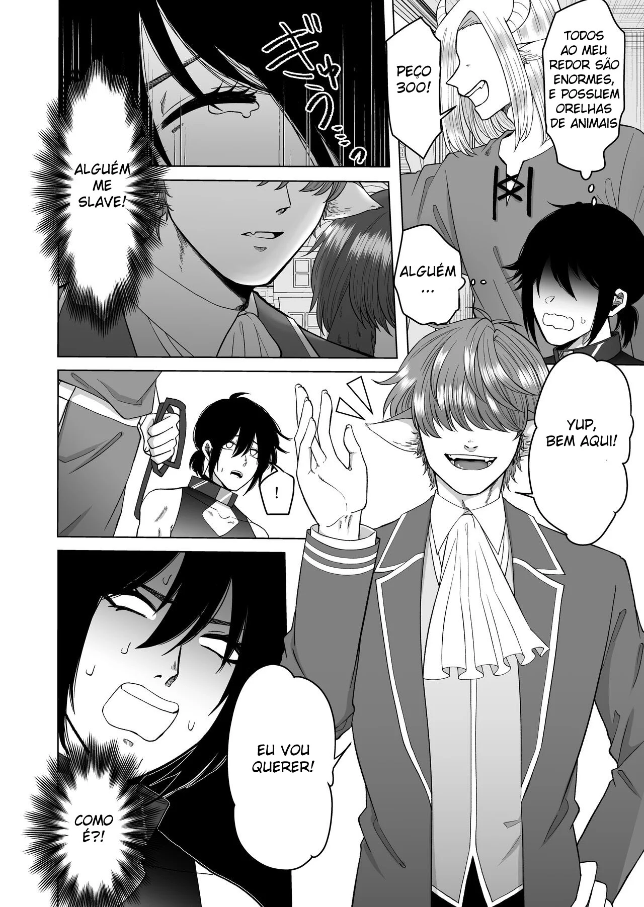 Eu Fui Transformado em um Pet em Outro Mundo – Hentai Gay – Quadrinho Original