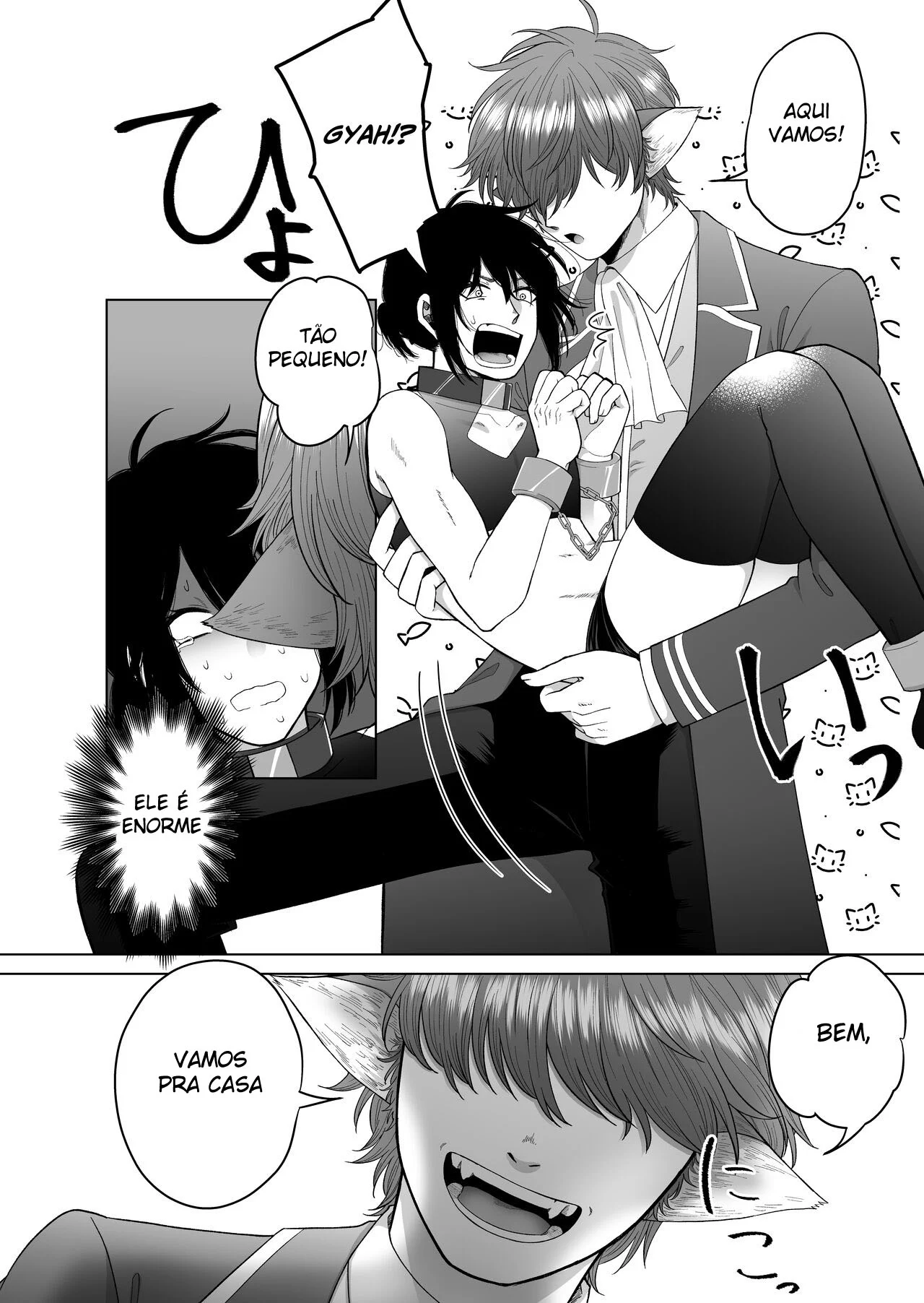 Eu Fui Transformado em um Pet em Outro Mundo – Hentai Gay – Quadrinho Original