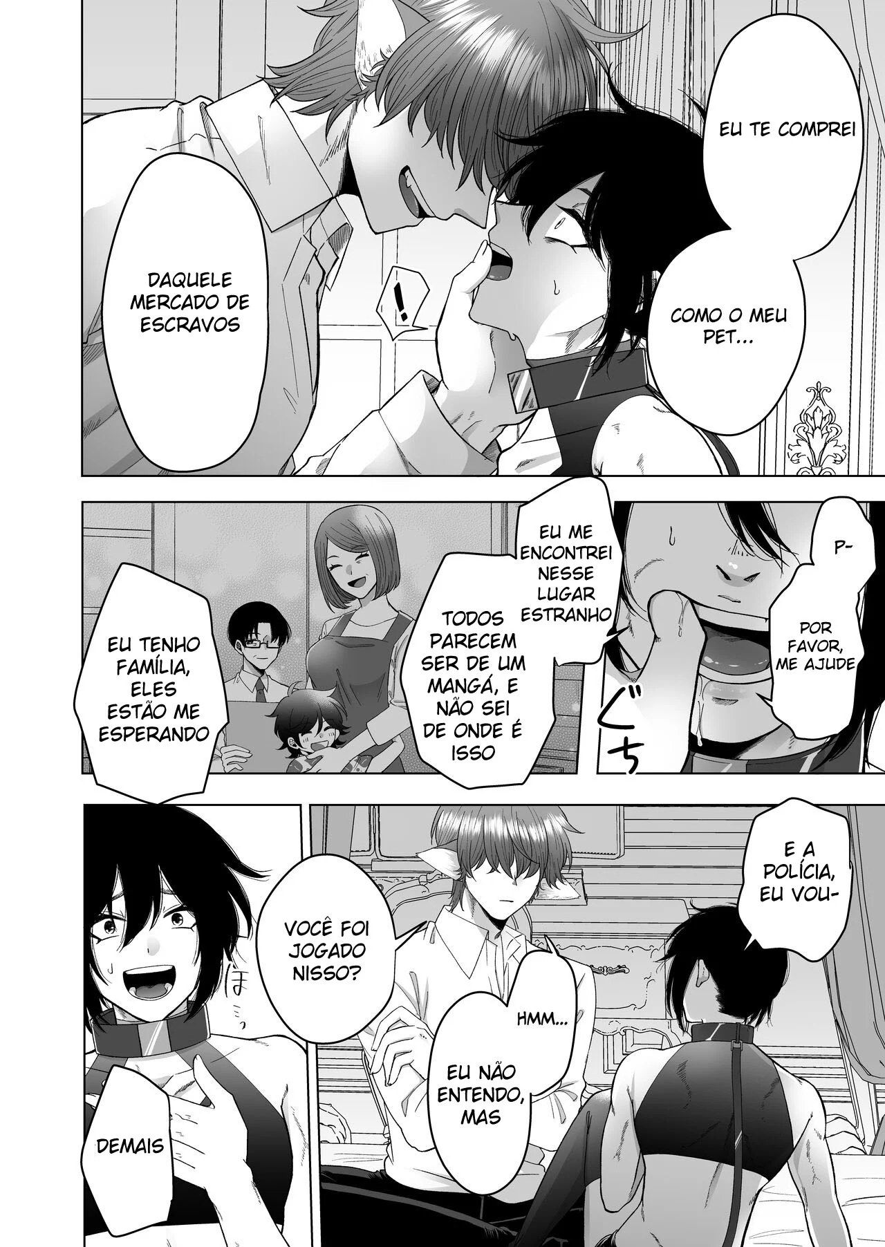 Eu Fui Transformado em um Pet em Outro Mundo – Hentai Gay – Quadrinho Original