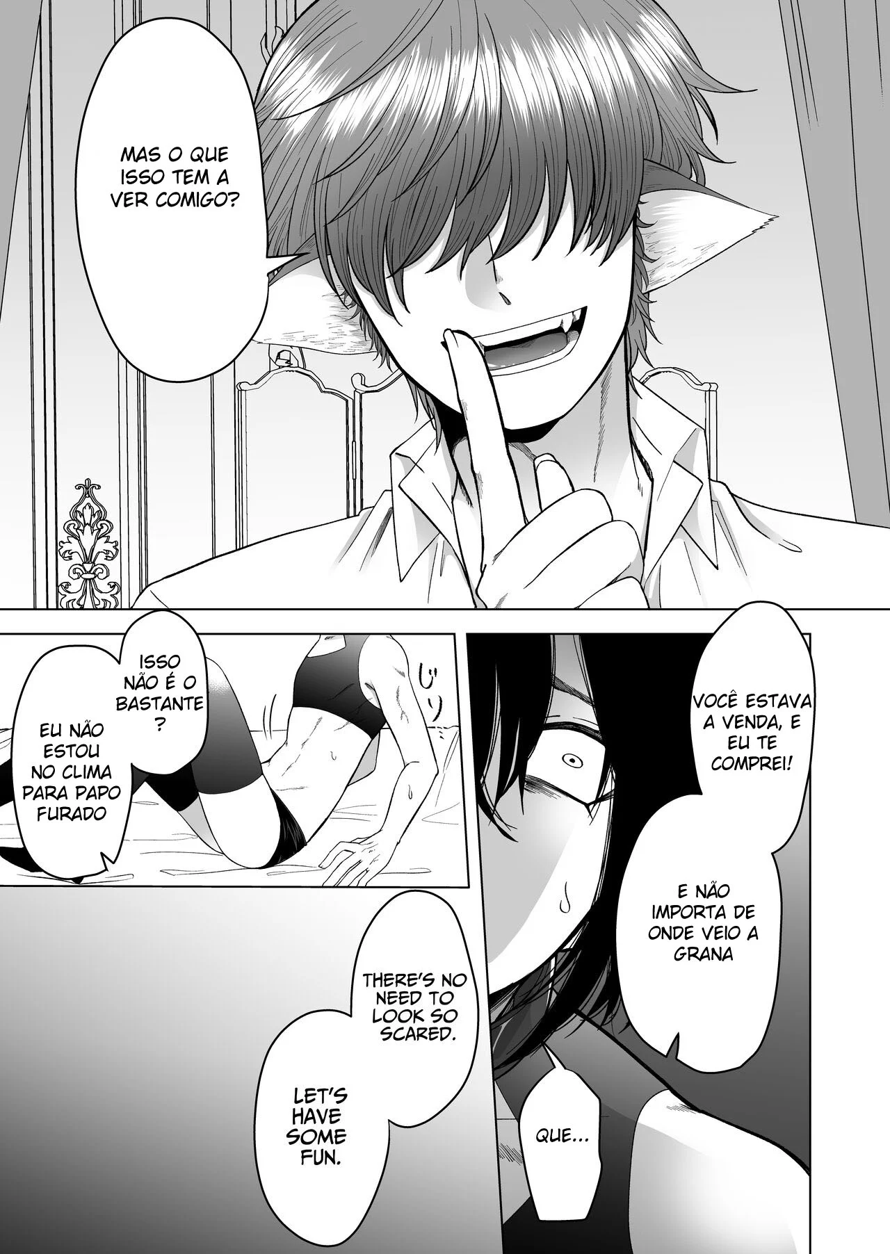 Eu Fui Transformado em um Pet em Outro Mundo – Hentai Gay – Quadrinho Original