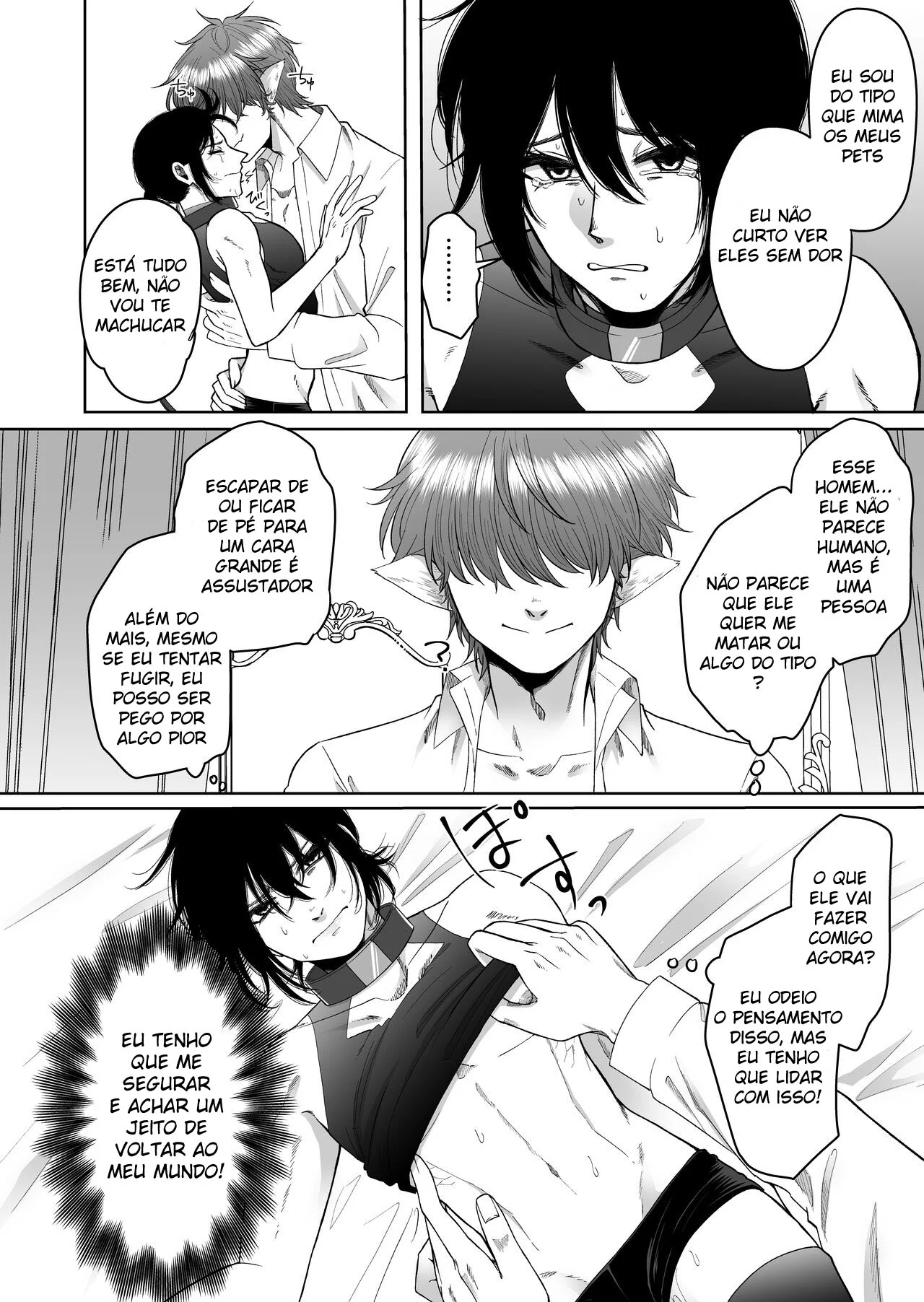 Eu Fui Transformado em um Pet em Outro Mundo – Hentai Gay – Quadrinho Original