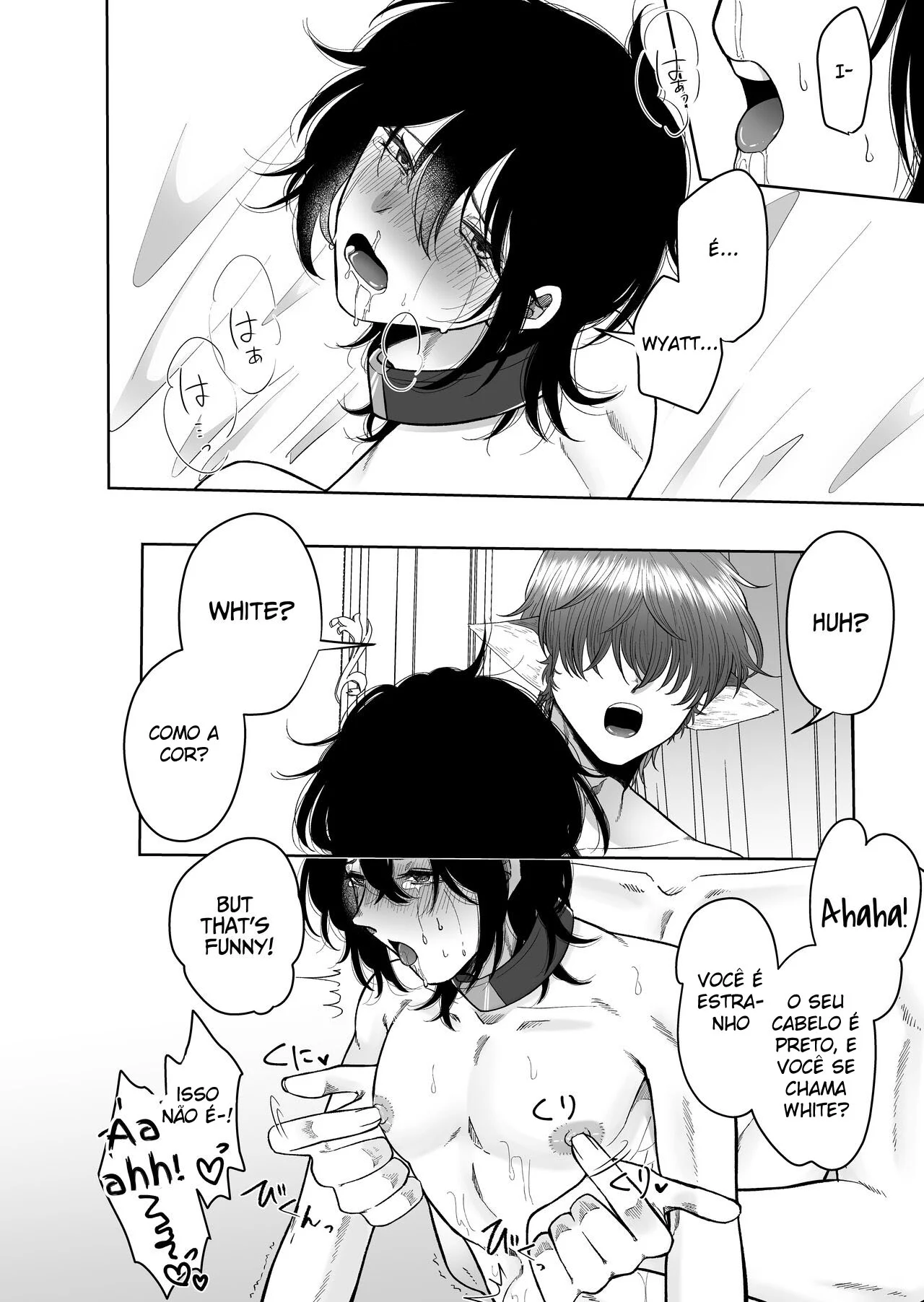 Eu Fui Transformado em um Pet em Outro Mundo – Hentai Gay – Quadrinho Original