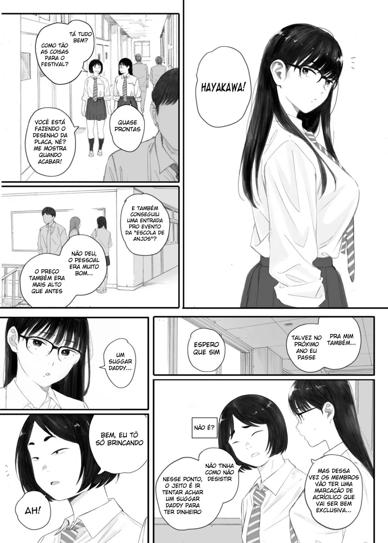 Eu Pedi Para A Minha Colega De Sala Otaku Fazer Alguns Serviços Suggar Daddy – Doujinshi Hentai – PT-BR