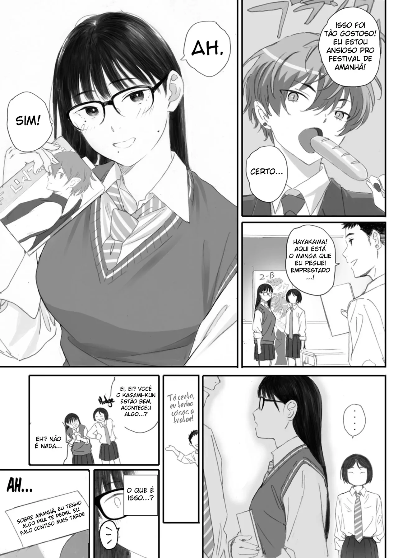 Eu Pedi Para A Minha Colega De Sala Otaku Fazer Alguns Serviços Suggar Daddy – Doujinshi Hentai – PT-BR