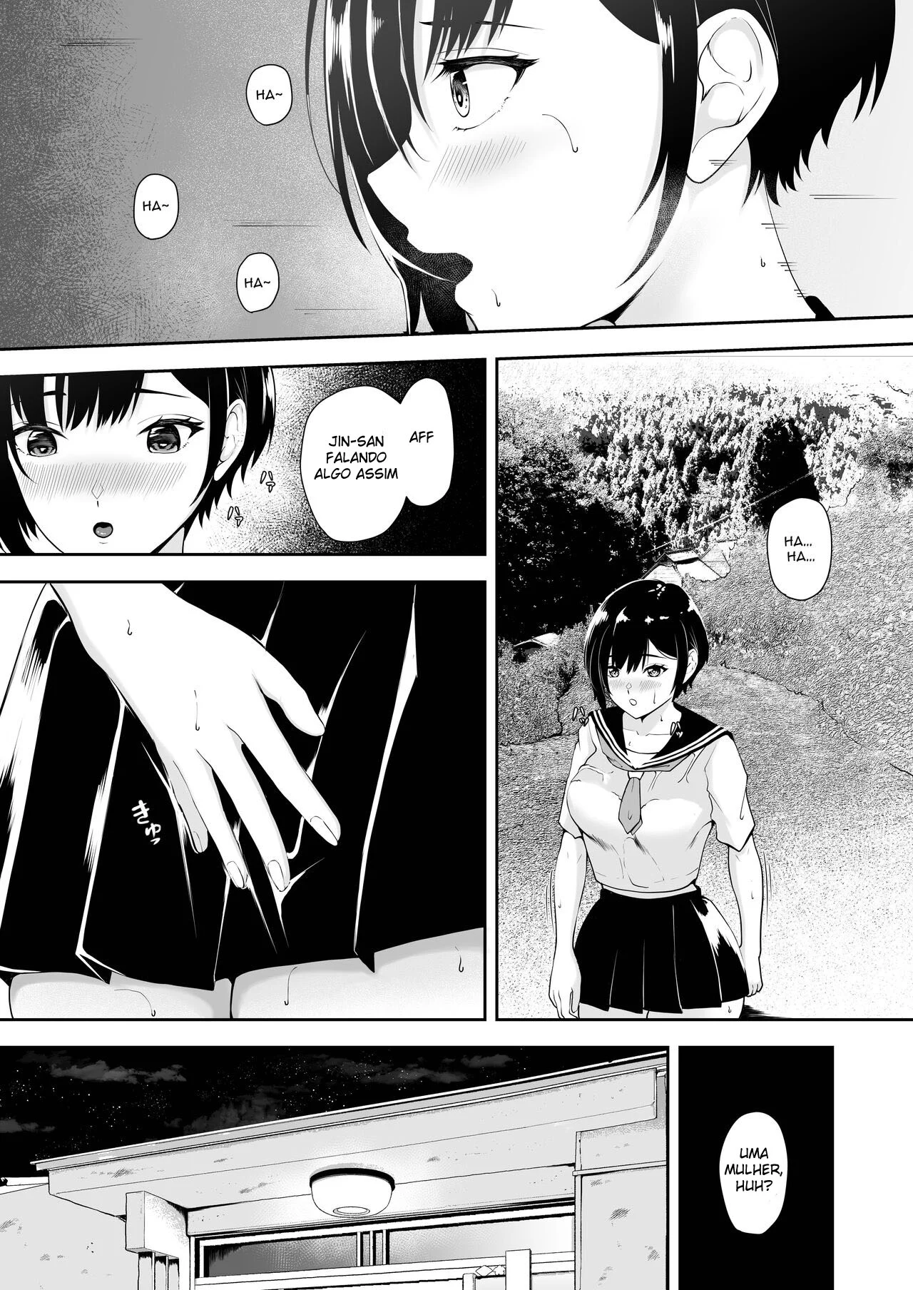Eu Sou a Única Garota Nesta Vila à Beira do Colapso Populacional – Doujinshi Hentai – Traduzido