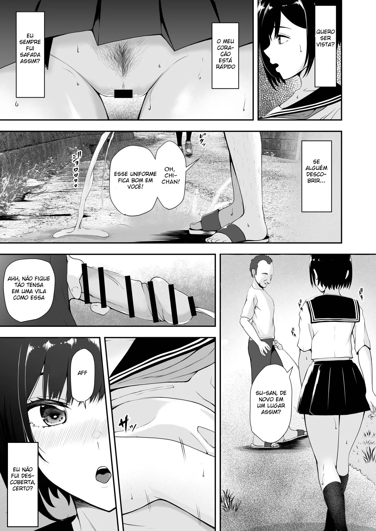 Eu Sou a Única Garota Nesta Vila à Beira do Colapso Populacional – Doujinshi Hentai – Traduzido