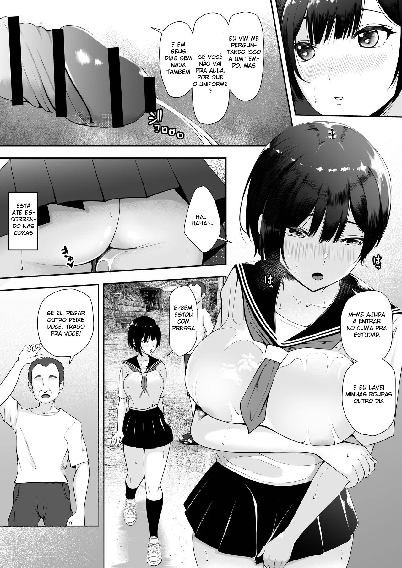 Eu Sou a Única Garota Nesta Vila à Beira do Colapso Populacional – Doujinshi Hentai – Traduzido