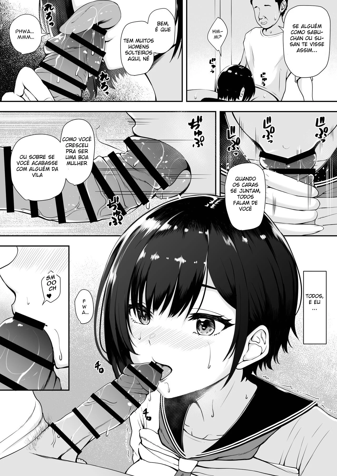 Eu Sou a Única Garota Nesta Vila à Beira do Colapso Populacional – Doujinshi Hentai – Traduzido