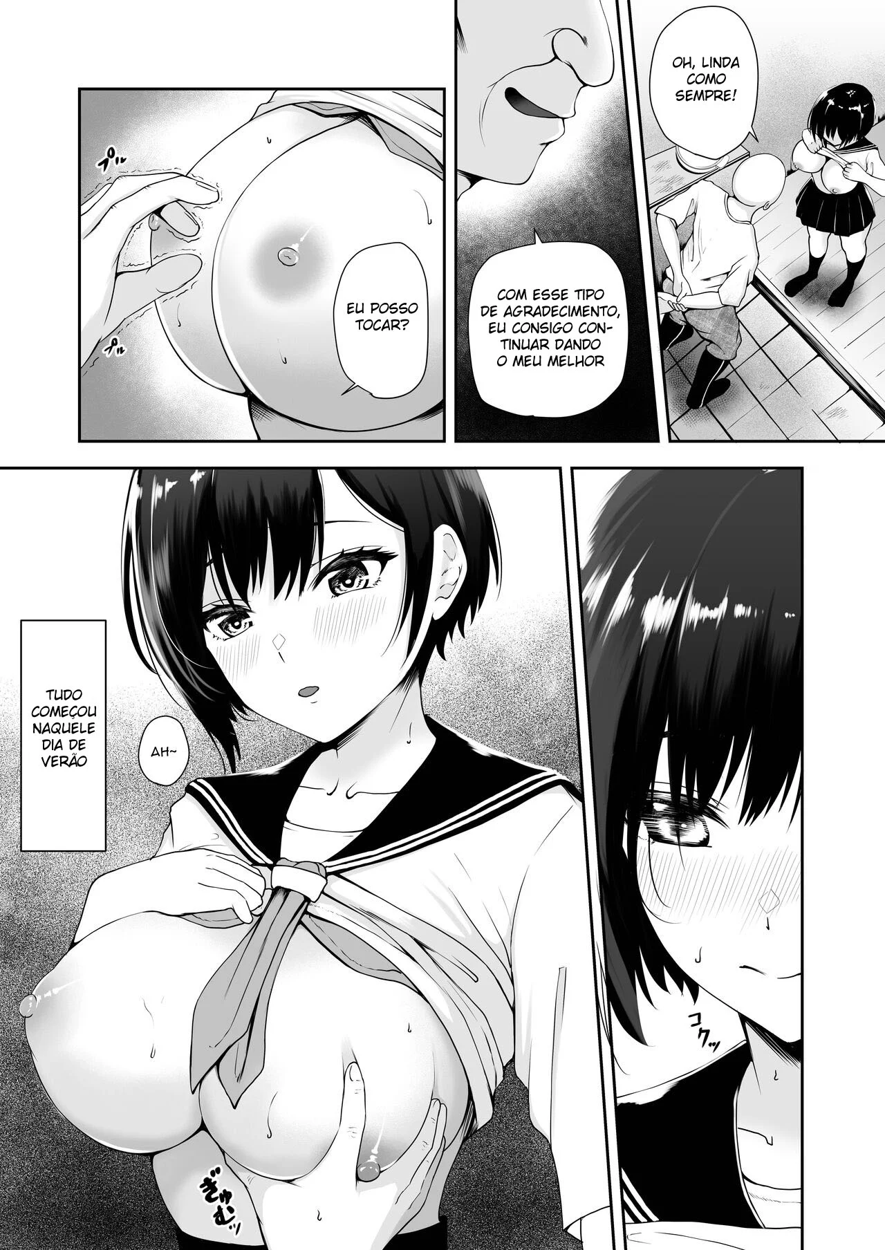 Eu Sou a Única Garota Nesta Vila à Beira do Colapso Populacional – Doujinshi Hentai – Traduzido