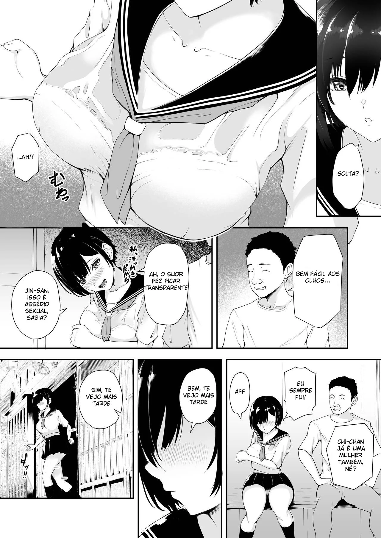 Eu Sou a Única Garota Nesta Vila à Beira do Colapso Populacional – Doujinshi Hentai – Traduzido