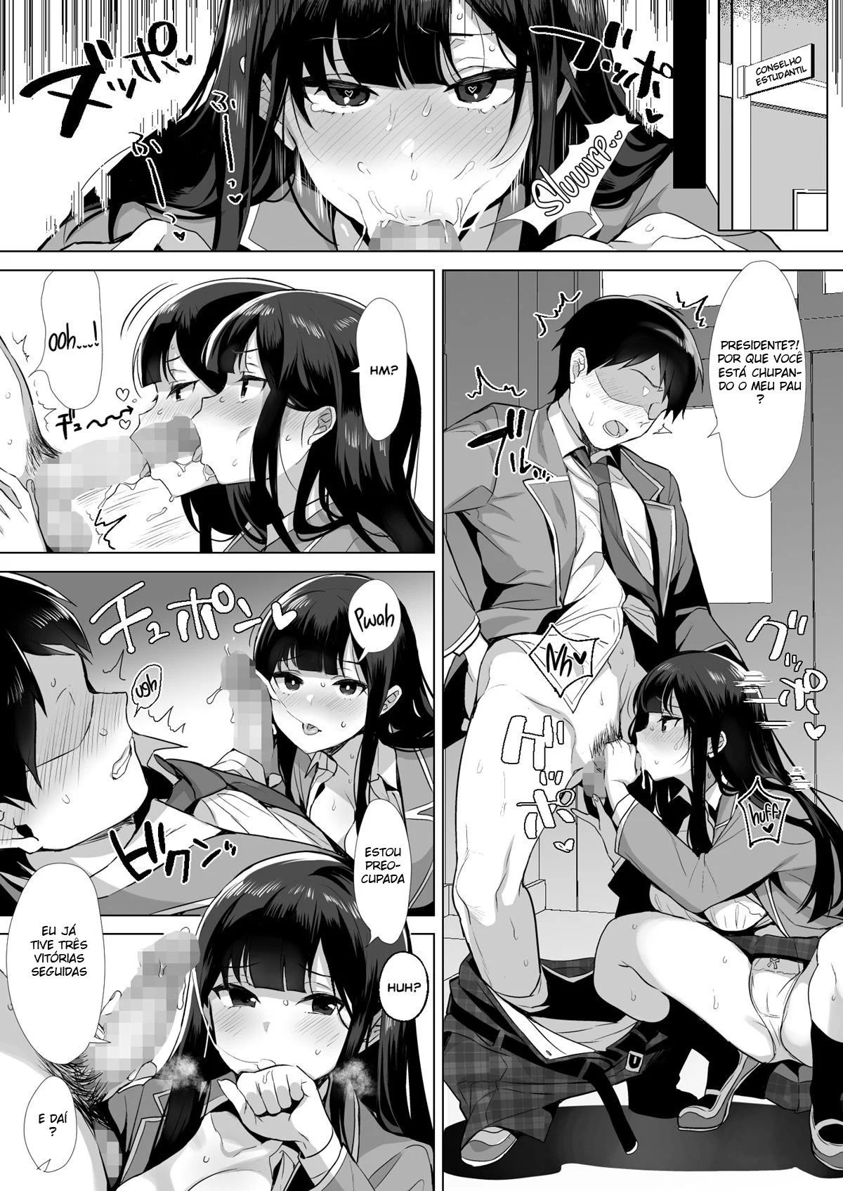 Eu Tenho Que Fazer Fila Para Ser Usado – Hentai Preto e Branco – PT-BR