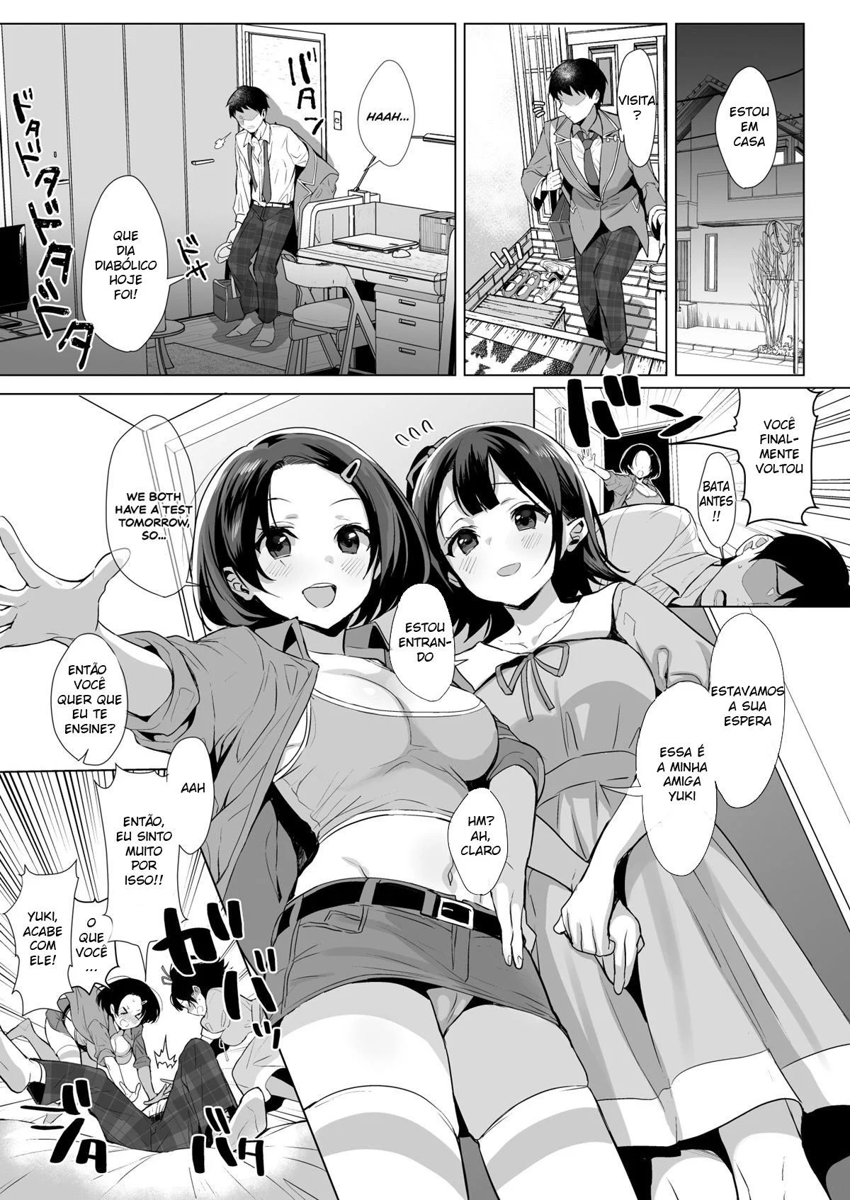 Eu Tenho Que Fazer Fila Para Ser Usado – Hentai Preto e Branco – PT-BR
