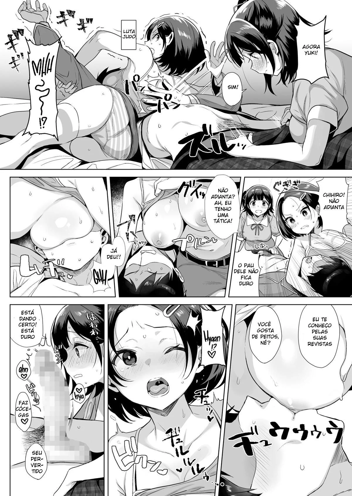 Eu Tenho Que Fazer Fila Para Ser Usado – Hentai Preto e Branco – PT-BR