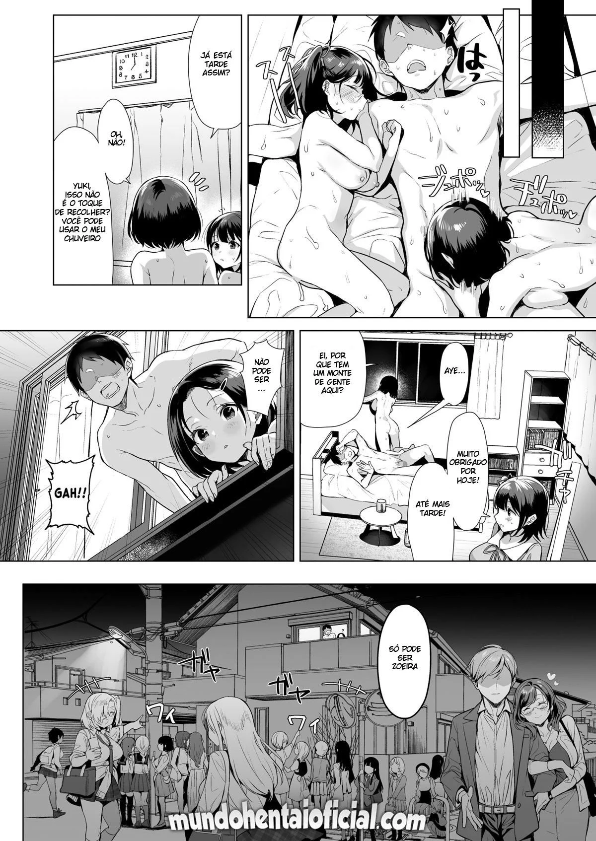 Eu Tenho Que Fazer Fila Para Ser Usado – Hentai Preto e Branco – PT-BR