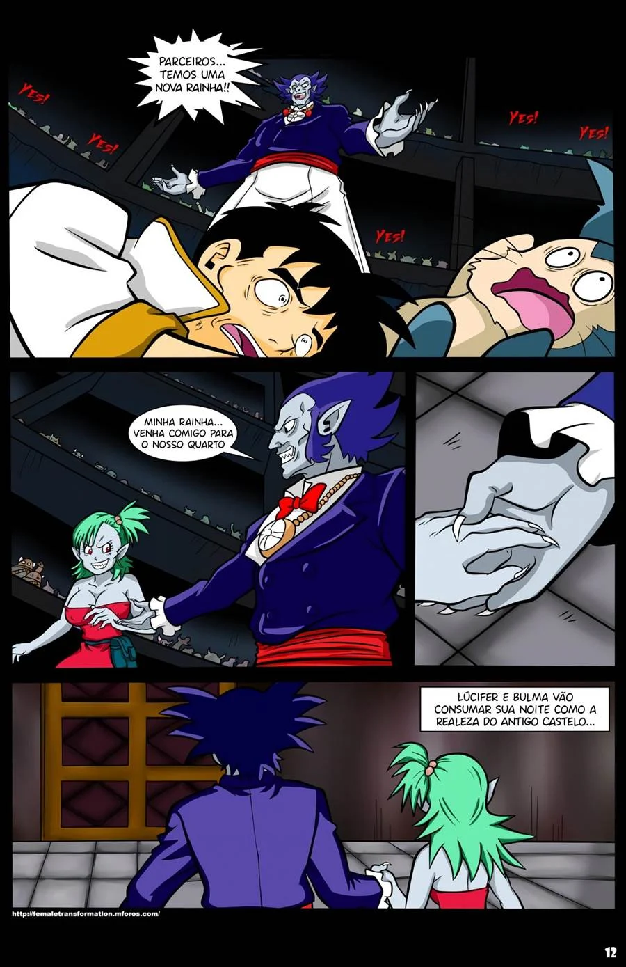 Evil Coronation 1 – Dragon Ball Pornô – Português do Brasil