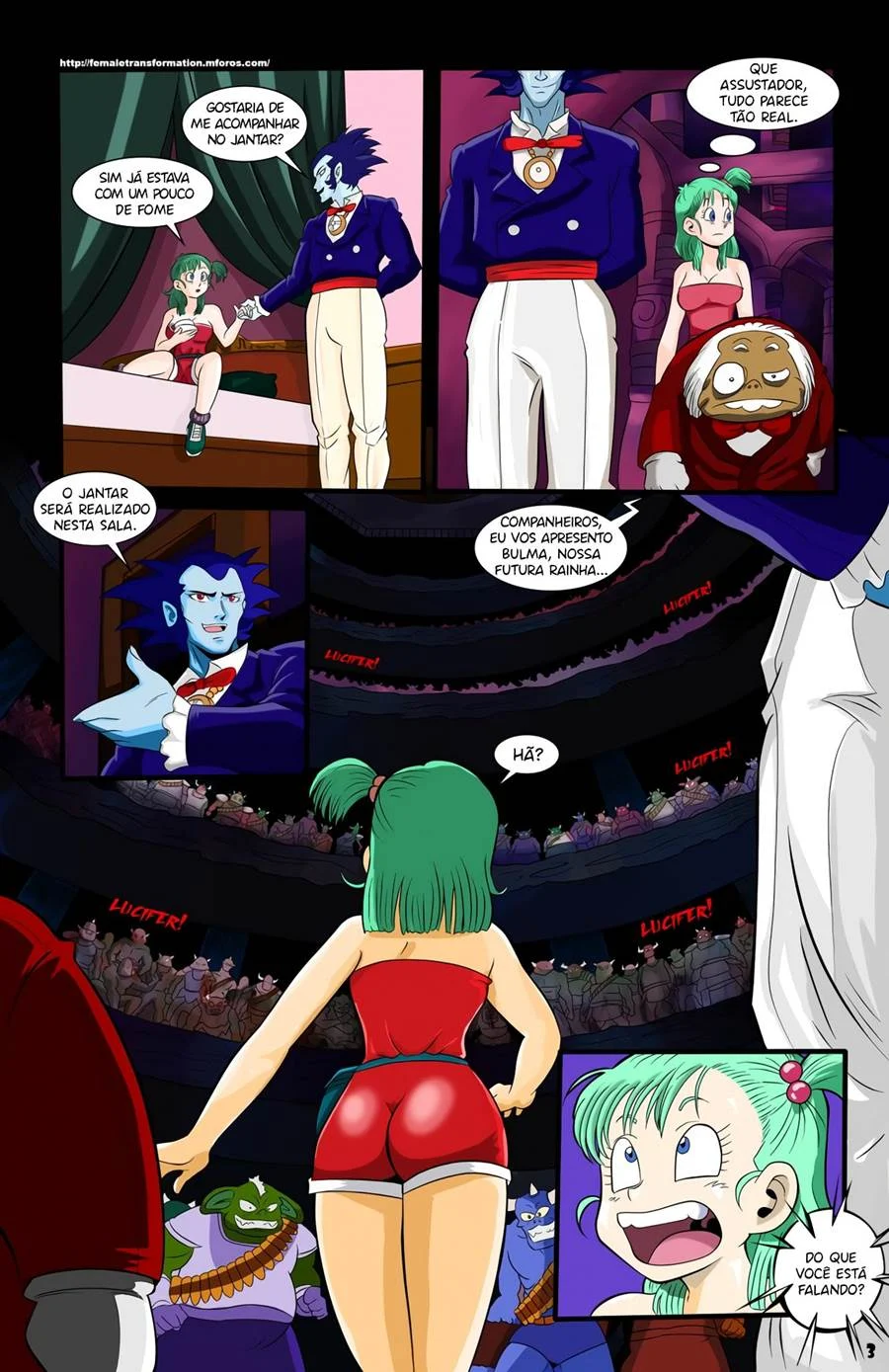 Evil Coronation 1 – Dragon Ball Pornô – Português do Brasil