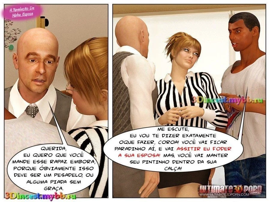 Corno olhando esposa dando pro novinho – Colegiais Pornô – Ler HQ Completo