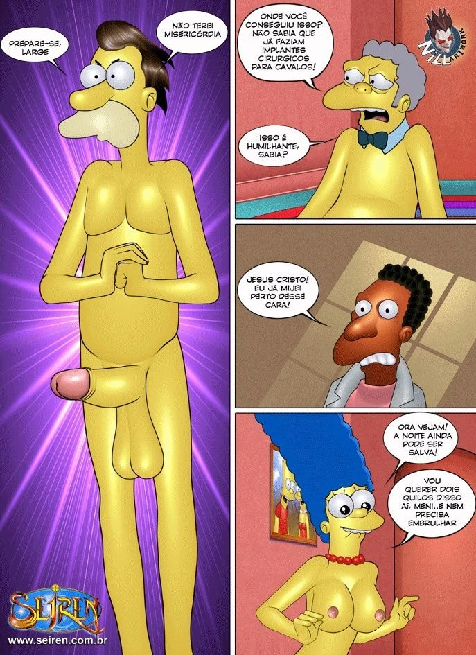 Família Simpsons porno fugitivo errante – Simpsons Pornô – Quadrinho Original Família Simpsons porno fugitivo errante – Simpsons Pornô – Quadrinho Original