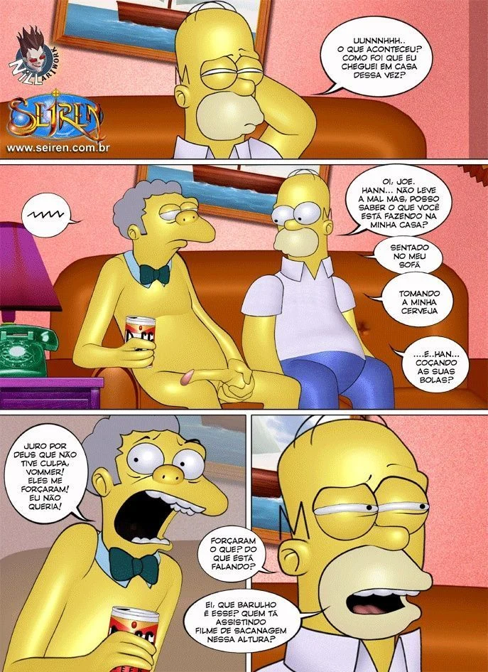 Família Simpsons porno fugitivo errante – Simpsons Pornô – Quadrinho Original Família Simpsons porno fugitivo errante – Simpsons Pornô – Quadrinho Original