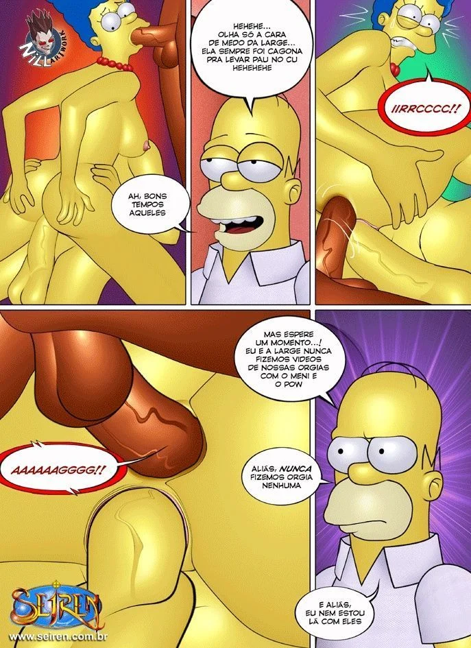 Família Simpsons porno fugitivo errante – Simpsons Pornô – Quadrinho Original Família Simpsons porno fugitivo errante – Simpsons Pornô – Quadrinho Original