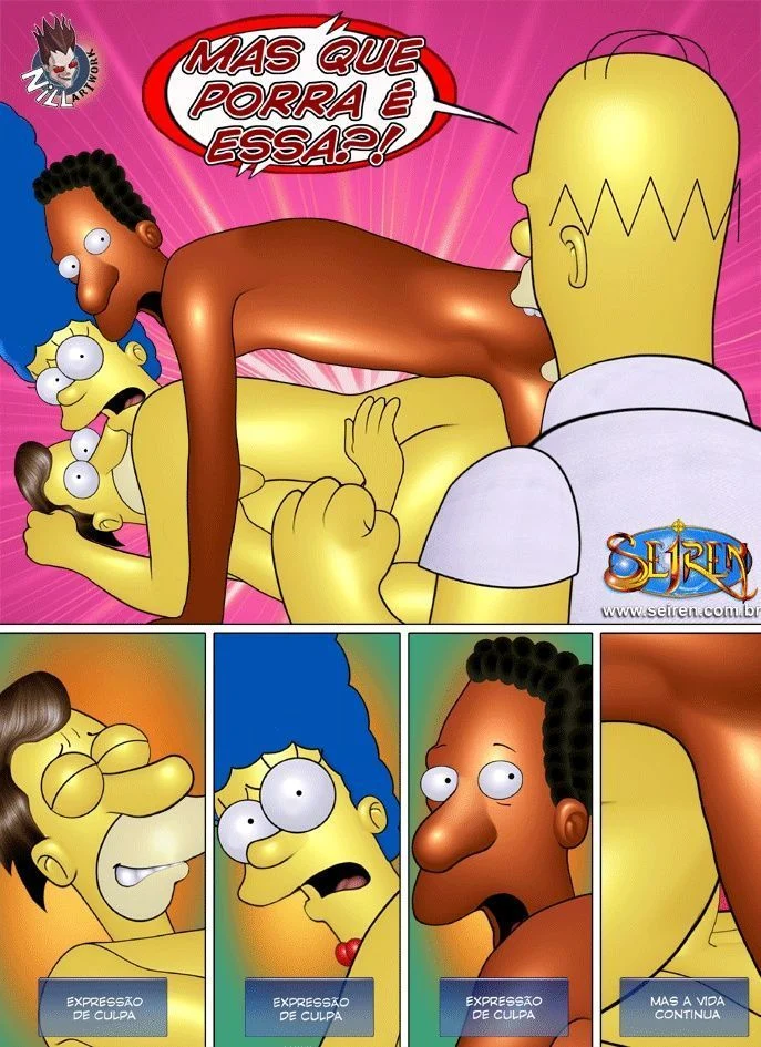 Família Simpsons porno fugitivo errante – Simpsons Pornô – Quadrinho Original Família Simpsons porno fugitivo errante – Simpsons Pornô – Quadrinho Original