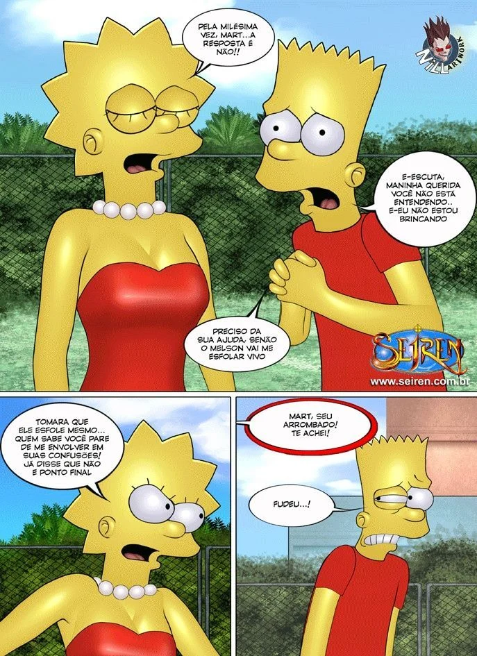Família Simpsons porno fugitivo errante – Simpsons Pornô – Quadrinho Original Família Simpsons porno fugitivo errante – Simpsons Pornô – Quadrinho Original