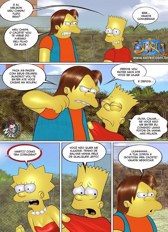 Família Simpsons porno fugitivo errante – Simpsons Pornô – Quadrinho Original Família Simpsons porno fugitivo errante – Simpsons Pornô – Quadrinho Original