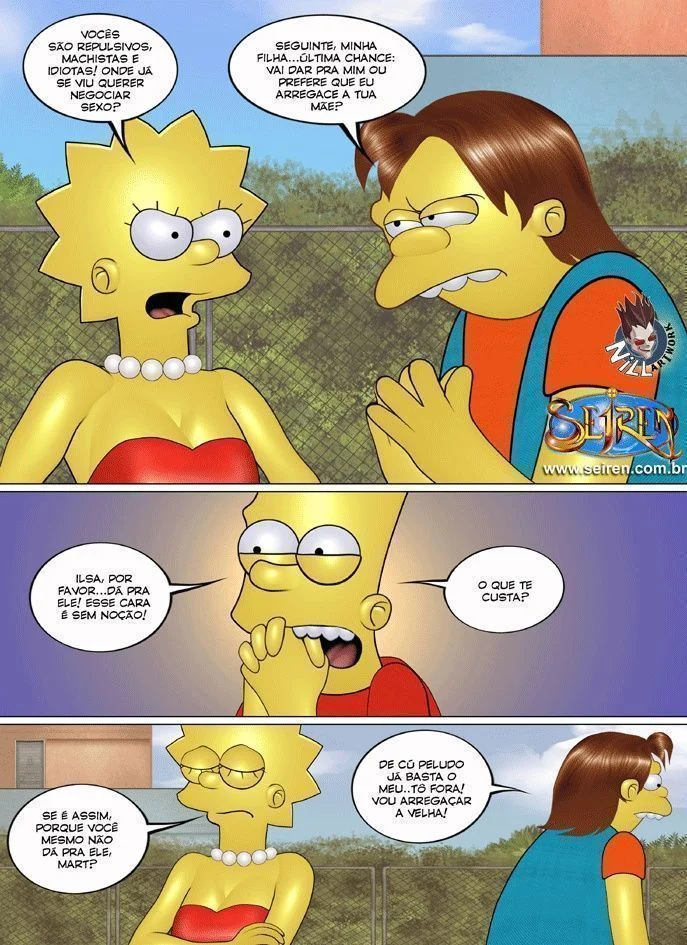 Família Simpsons porno fugitivo errante – Simpsons Pornô – Quadrinho Original Família Simpsons porno fugitivo errante – Simpsons Pornô – Quadrinho Original