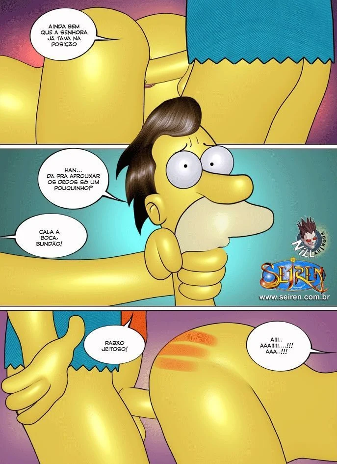 Família Simpsons porno fugitivo errante – Simpsons Pornô – Quadrinho Original Família Simpsons porno fugitivo errante – Simpsons Pornô – Quadrinho Original
