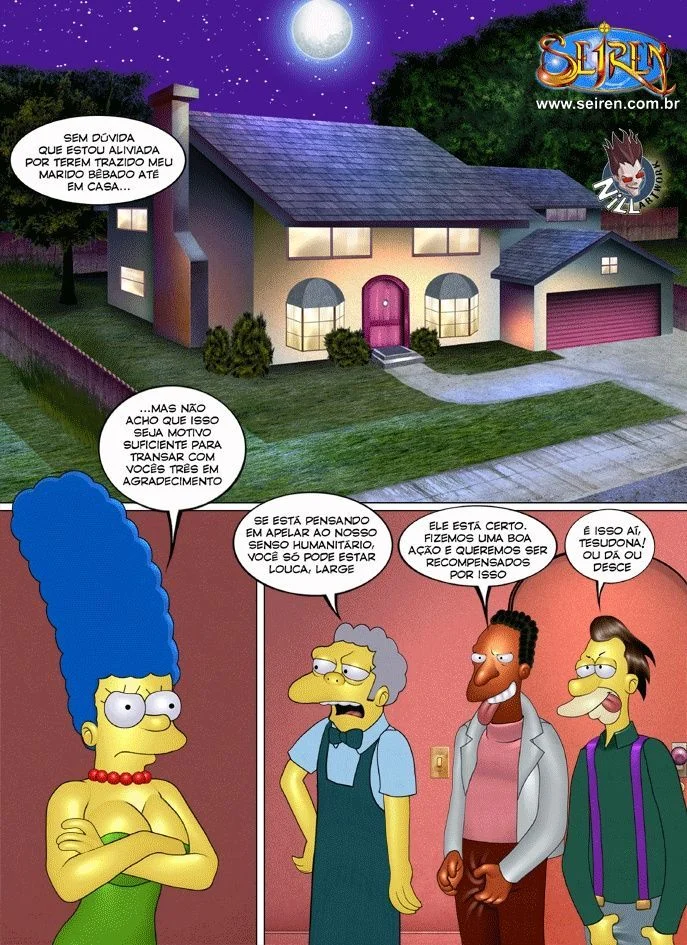 Família Simpsons porno fugitivo errante – Simpsons Pornô – Quadrinho Original Família Simpsons porno fugitivo errante – Simpsons Pornô – Quadrinho Original