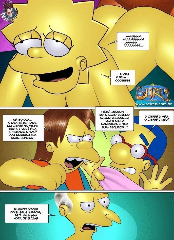 Família Simpsons porno fugitivo errante – Simpsons Pornô – Quadrinho Original Família Simpsons porno fugitivo errante – Simpsons Pornô – Quadrinho Original