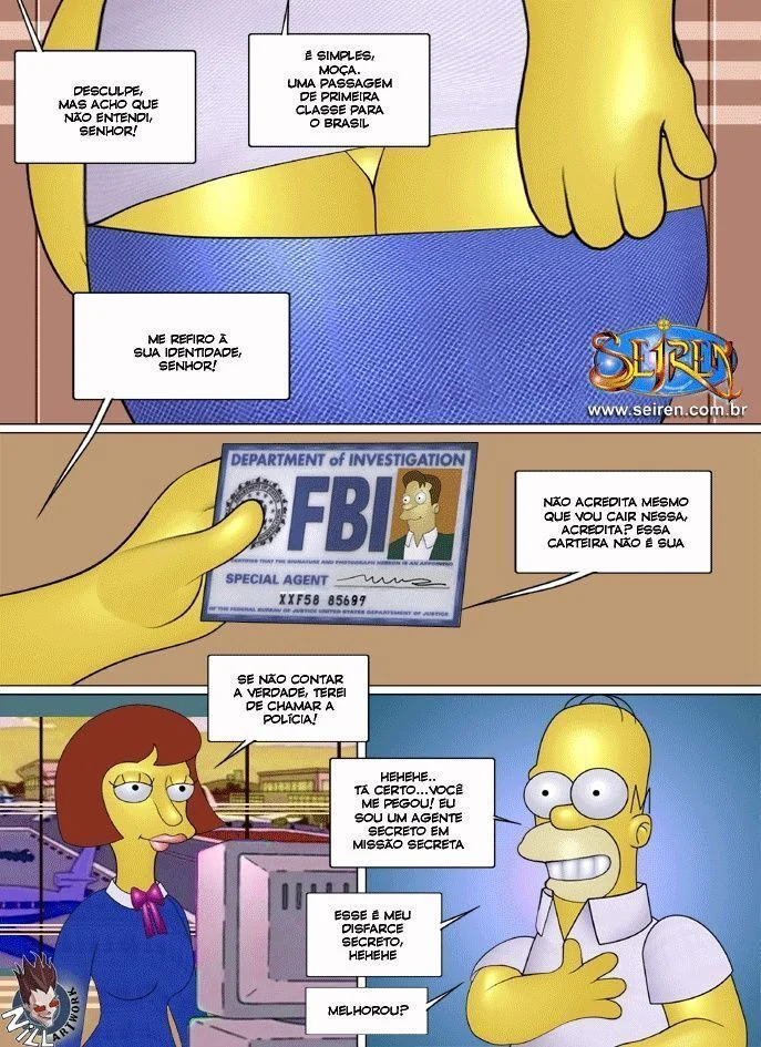 Família Simpsons porno fugitivo errante – Simpsons Pornô – Quadrinho Original Família Simpsons porno fugitivo errante – Simpsons Pornô – Quadrinho Original