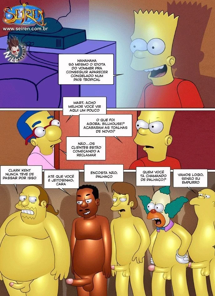 Família Simpsons porno fugitivo errante – Simpsons Pornô – Quadrinho Original Família Simpsons porno fugitivo errante – Simpsons Pornô – Quadrinho Original