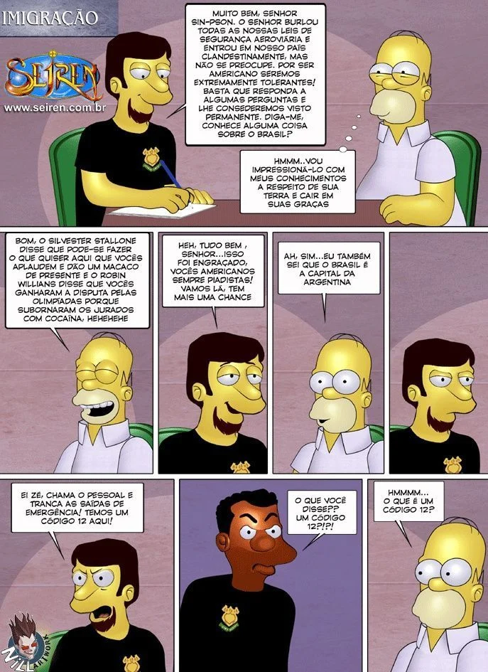 Família Simpsons porno fugitivo errante – Simpsons Pornô – Quadrinho Original Família Simpsons porno fugitivo errante – Simpsons Pornô – Quadrinho Original
