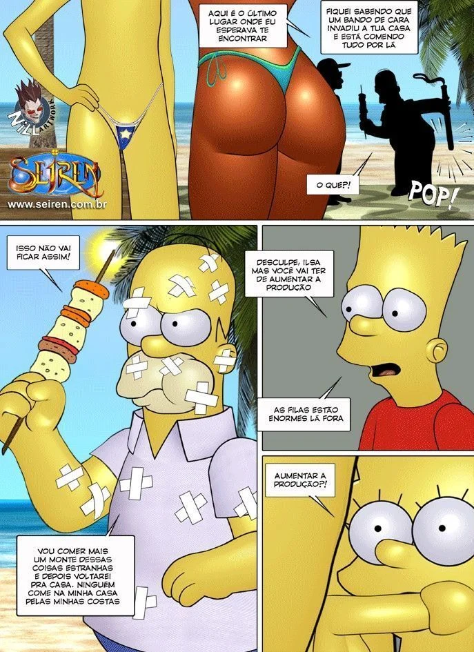 Família Simpsons porno fugitivo errante – Simpsons Pornô – Quadrinho Original Família Simpsons porno fugitivo errante – Simpsons Pornô – Quadrinho Original