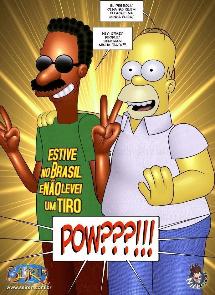 Família Simpsons porno fugitivo errante – Simpsons Pornô – Quadrinho Original Família Simpsons porno fugitivo errante – Simpsons Pornô – Quadrinho Original